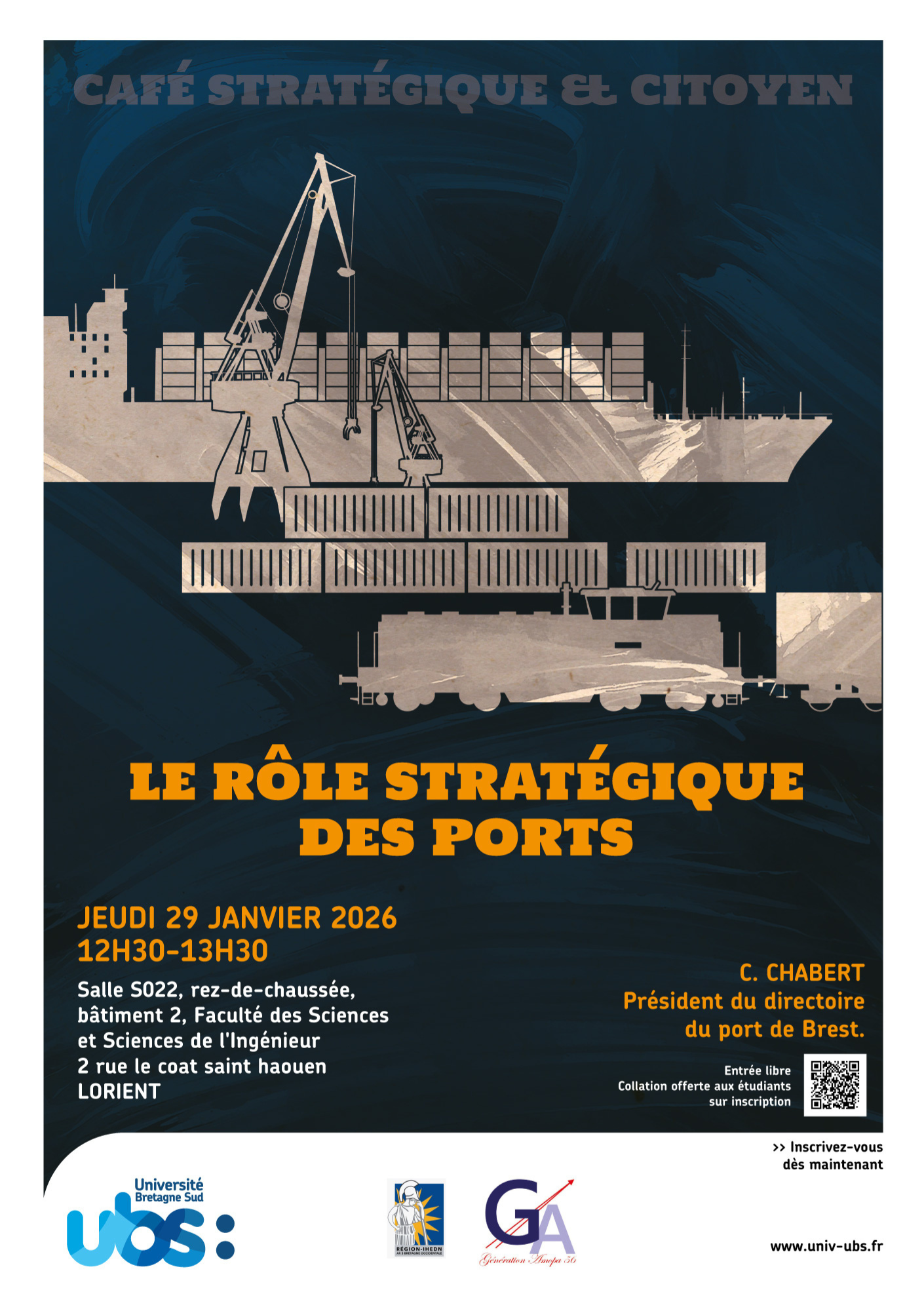 Café stratégique et citoyen "Le rôle stratégique des ports"