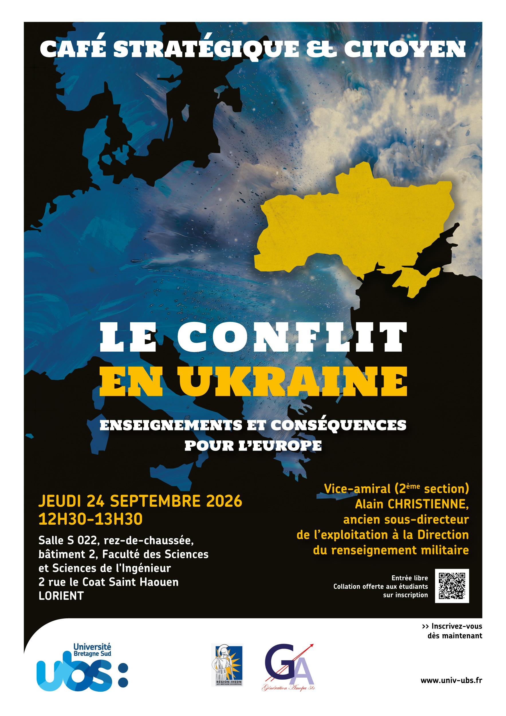 Café stratégique et citoyen "Le conflit en Ukraine"