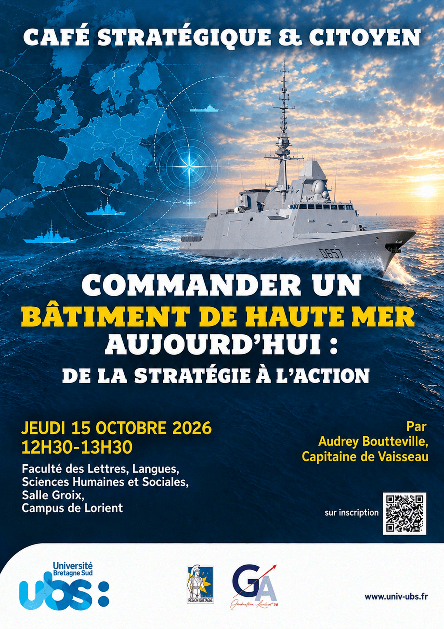 Café stratégique et citoyen "Commander un bâtiment de haute mer"